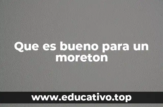Cómo actúa el cuerpo cuando se forma un moretón