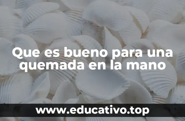 Primeros pasos ante una quemadura en la piel