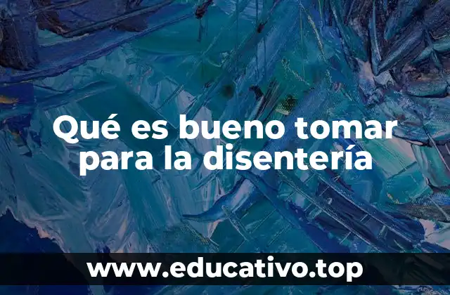 Qué es bueno tomar para la disentería