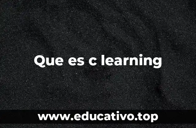 Que es c learning