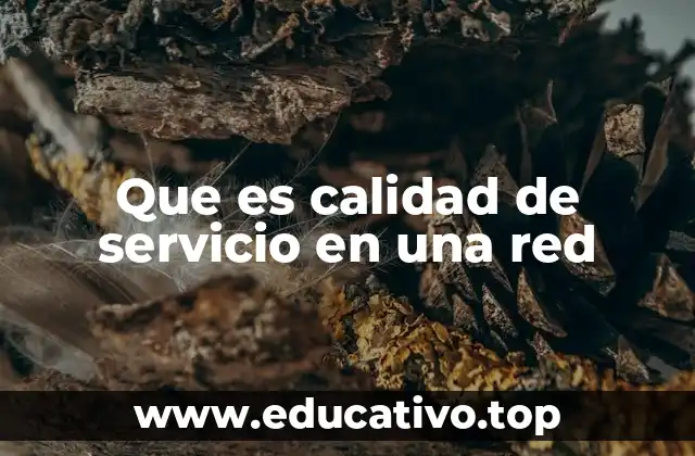 Que es calidad de servicio en una red