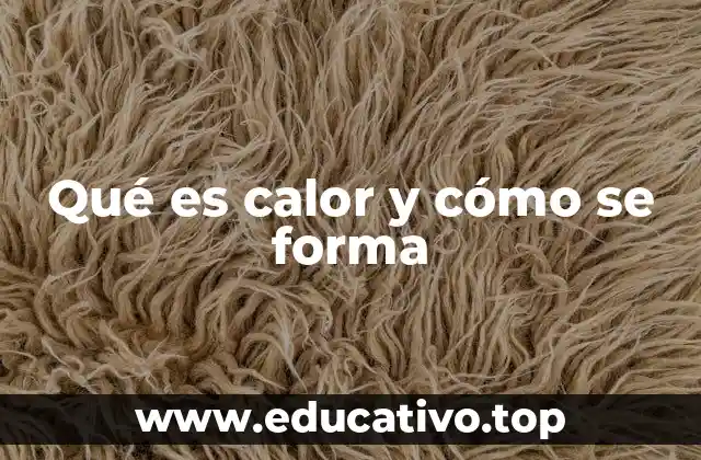 Qué es calor y cómo se forma