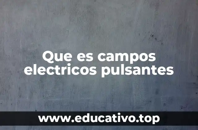 Que es campos electricos pulsantes