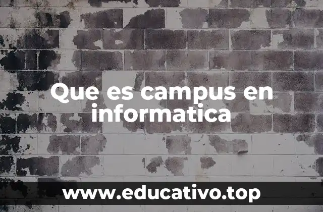 Que es campus en informatica