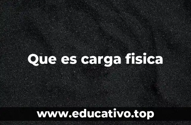 Que es carga fisica
