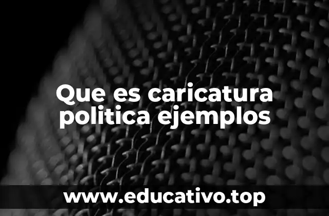 El papel de la caricatura política en la sociedad
