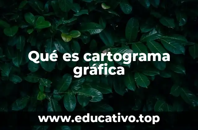 Qué es cartograma gráfica