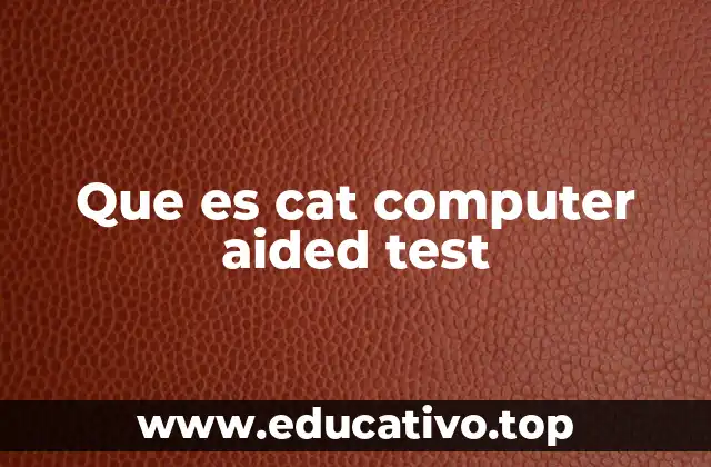Que es cat computer aided test