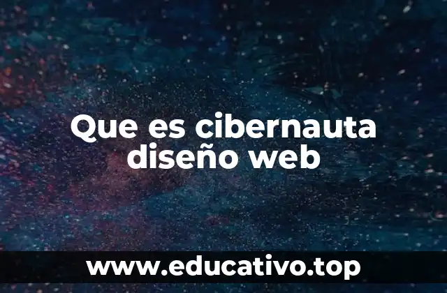 Que es cibernauta diseño web
