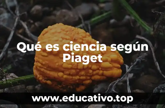 Qué es ciencia según Piaget