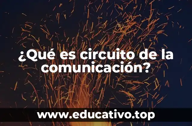 ¿Qué es circuito de la comunicación?