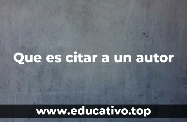 El rol de las citas en la construcción del conocimiento