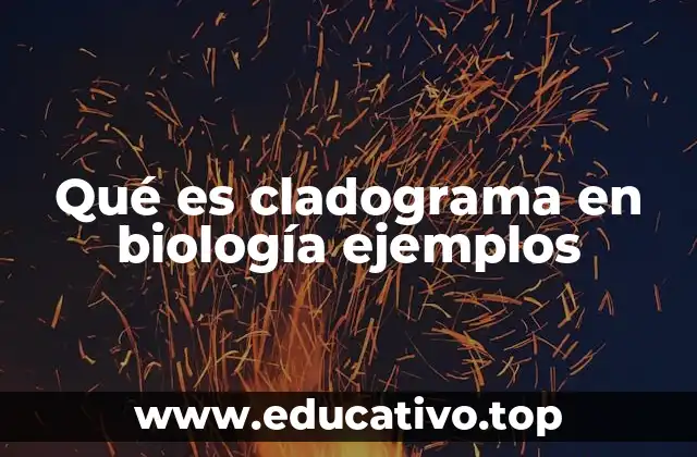 ¿Cómo se construye un cladograma?
