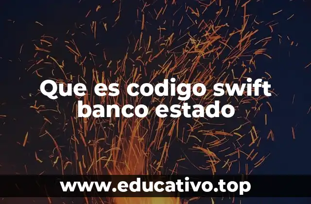 Que es codigo swift banco estado
