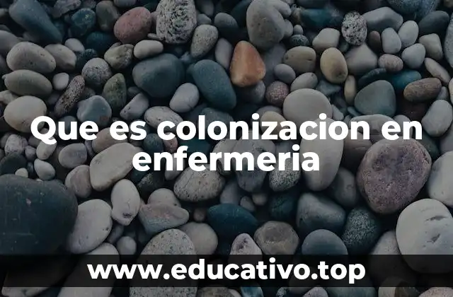 Que es colonizacion en enfermeria
