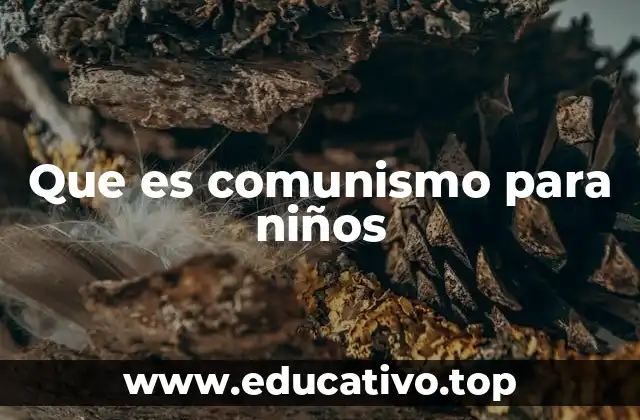 Que es comunismo para niños