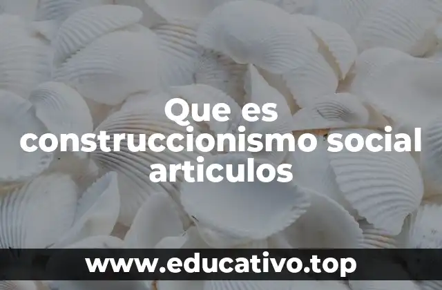 La relevancia del construccionismo social en el análisis académico