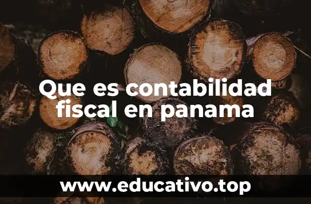 Que es contabilidad fiscal en panama