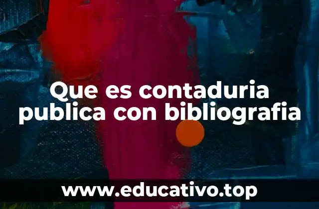 Que es contaduria publica con bibliografia