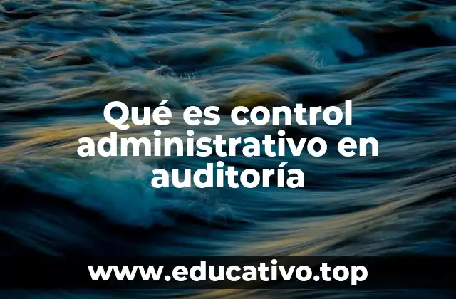 El rol del control administrativo en la gestión empresarial
