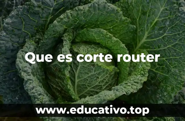 Aplicaciones del corte router en la industria