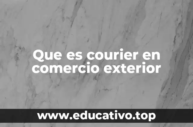 El rol del courier en el transporte internacional de mercancías