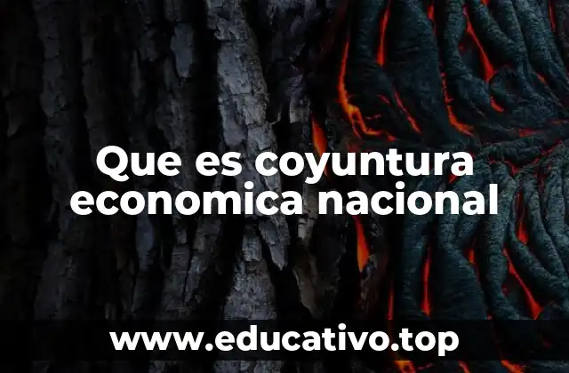 Que es coyuntura economica nacional