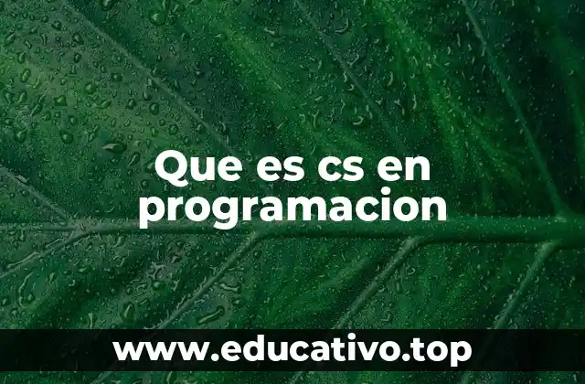 La importancia de la ciencia de la computación en la programación