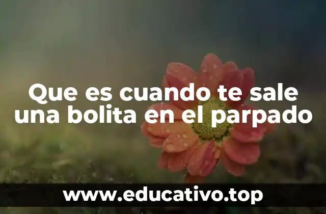 Causas comunes de la protuberancia en el parpado