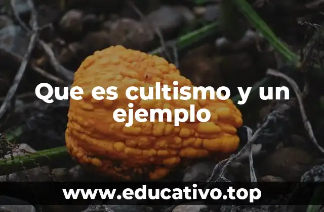 Que es cultismo y un ejemplo