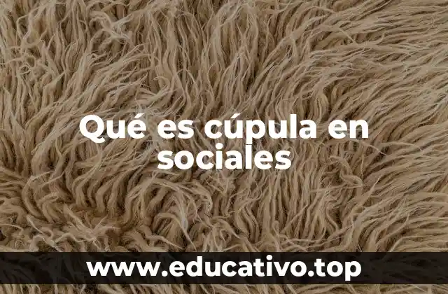 Qué es cúpula en sociales