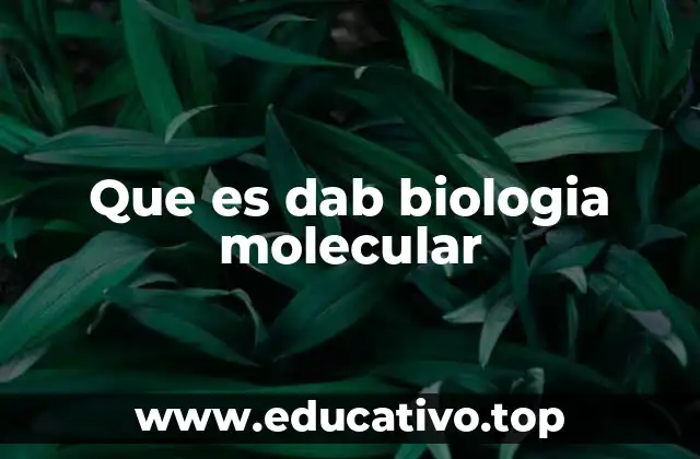Que es dab biologia molecular