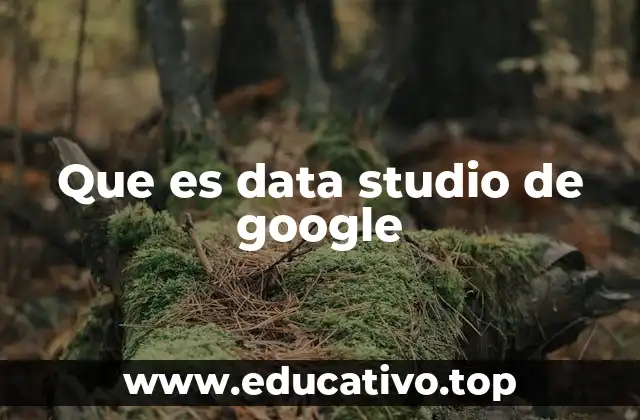 Que es data studio de google