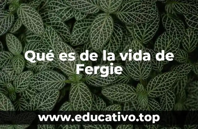 Qué es de la vida de Fergie