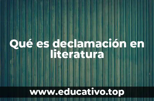 La importancia de la declamación en el arte oral