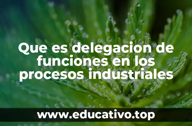 La importancia de la distribución de tareas en la industria manufacturera