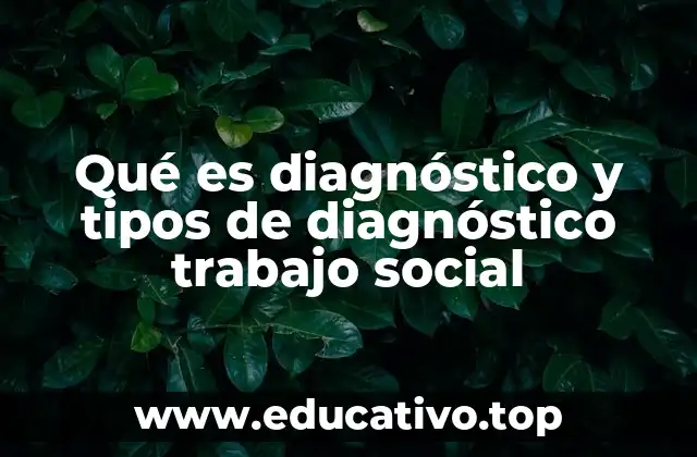 El diagnóstico como herramienta para la intervención social