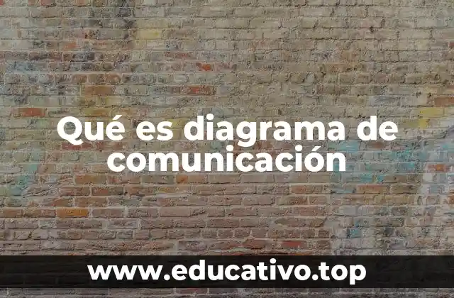 Qué es diagrama de comunicación