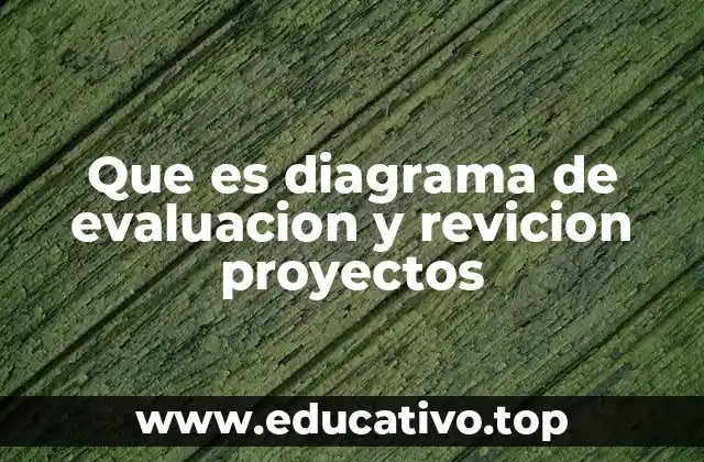 Que es diagrama de evaluacion y revicion proyectos