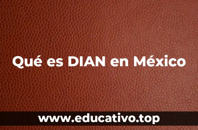 Qué es DIAN en México