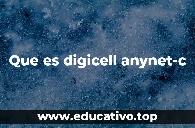 Que es digicell anynet-c