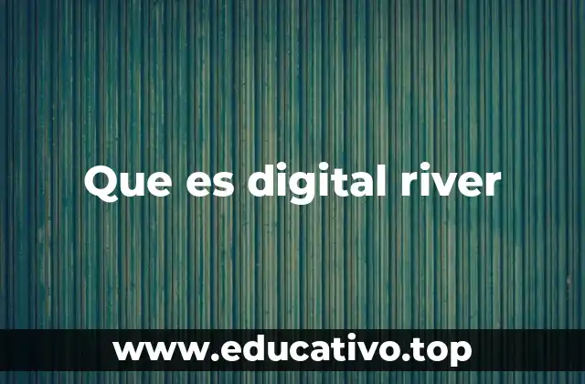 Que es digital river
