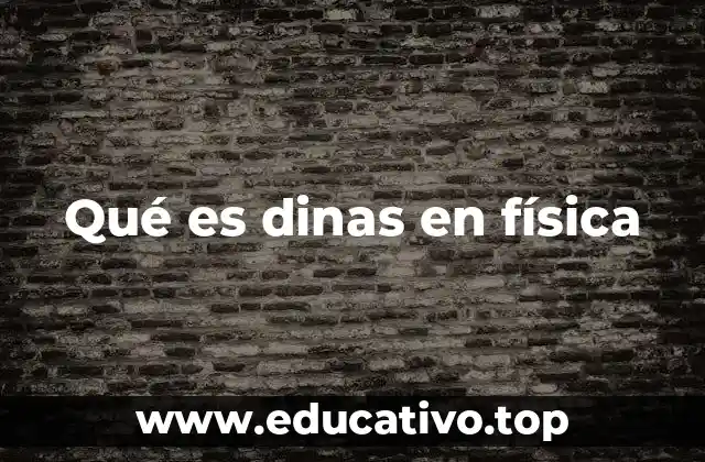 Qué es dinas en física