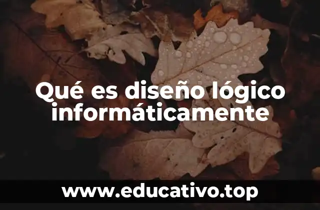 Qué es diseño lógico informáticamente