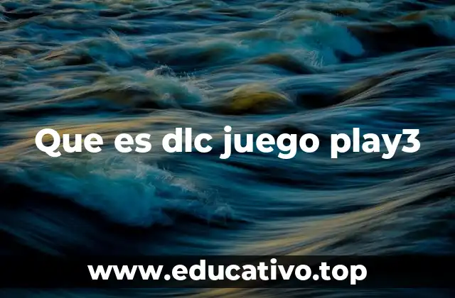 Que es dlc juego play3
