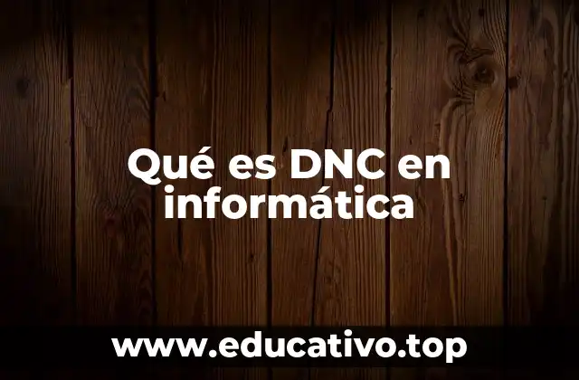 Qué es DNC en informática