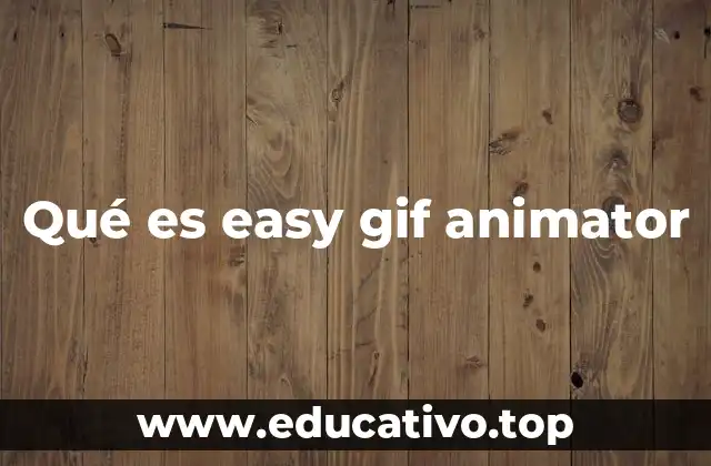 Qué es easy gif animator