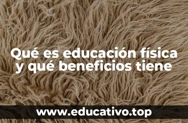 Qué es educación física y qué beneficios tiene