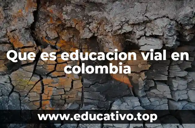 Que es educacion vial en colombia