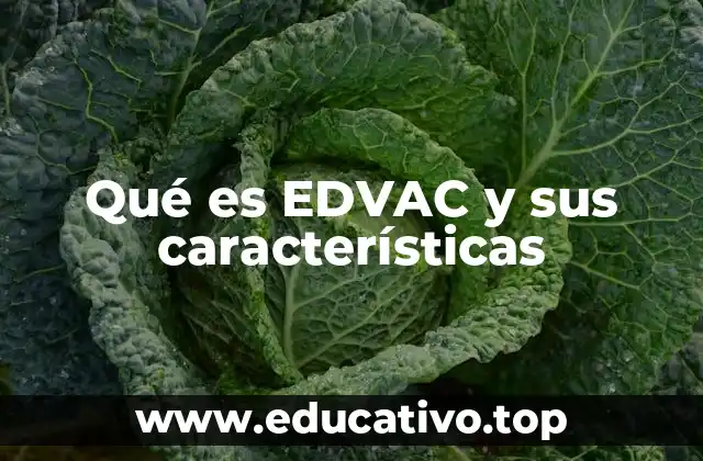 Qué es EDVAC y sus características